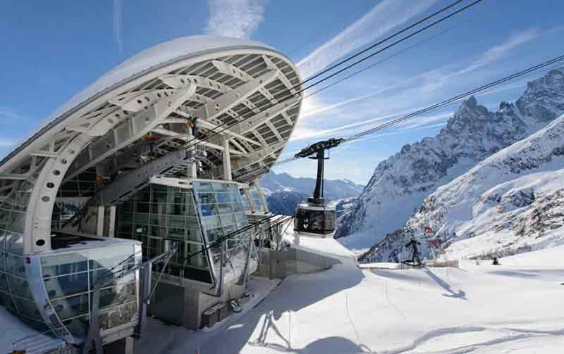 La Maison Des Guides - Trilocale A 500 Mt Dalle Piste Di Dolonne Курмайор Экстерьер фото